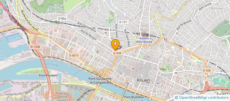localisation de l'entreprise ASTREE DETECTIVES à ROUEN