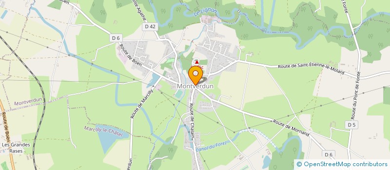 localisation de l'entreprise ASTREE GRIMPE  BOEN-SUR-LIGNON