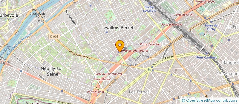 localisation de l'entreprise ASTREE PROMOTION à LEVALLOIS-PERRET