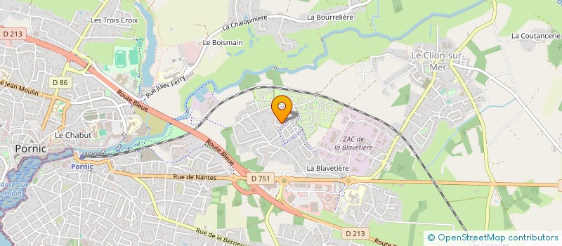 localisation de l'entreprise ASTRELLA  PORNIC