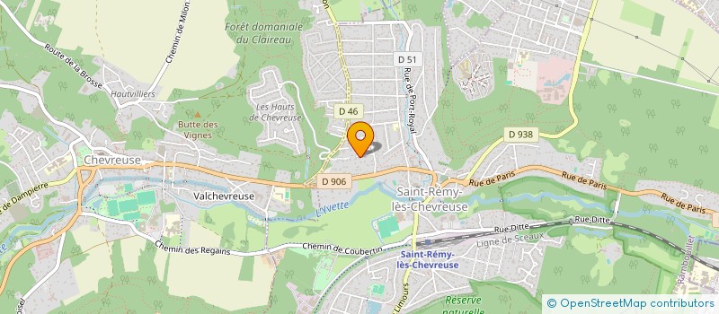 localisation de l'entreprise ASTREM  SAINT-REMY-LES-CHEVREUSE