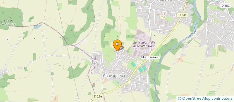 localisation de l'entreprise ASTREONS  CHARVIEU-CHAVAGNEUX