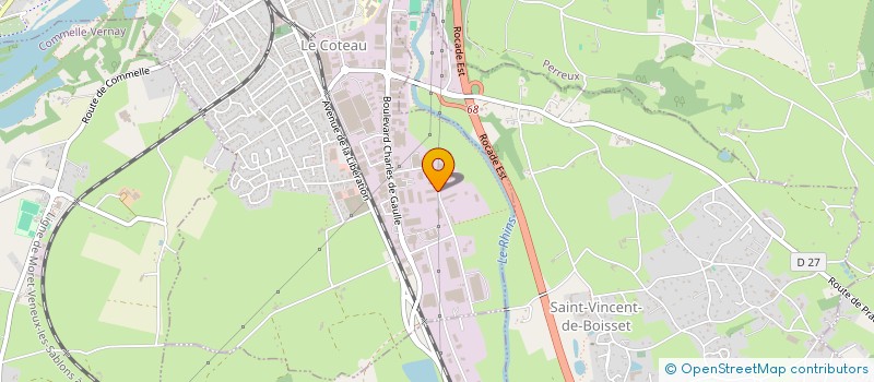 localisation de l'entreprise ASTREOS PROMOTION  ROANNE