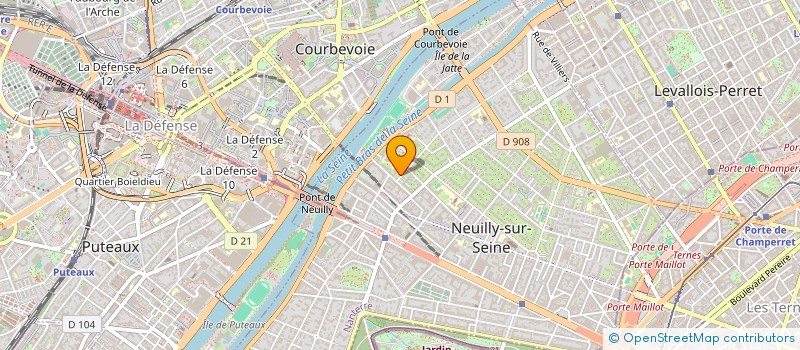 localisation de l'entreprise ASTRIAN à NEUILLY-SUR-SEINE