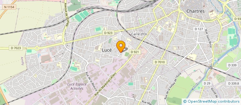 localisation de l'entreprise ASTRID à LUCE