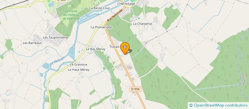 localisation de l'entreprise ASTRID AGRI CONSEIL à VALENCAY