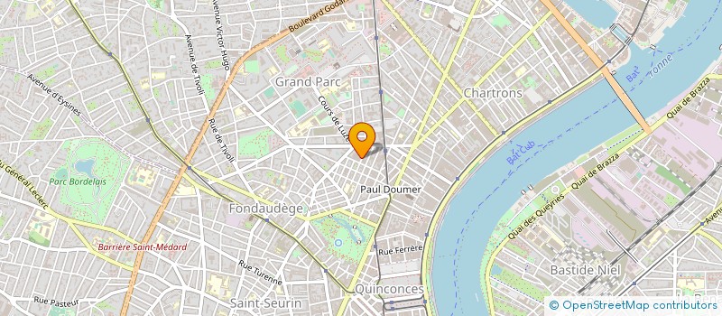localisation de l'entreprise ASTRID B-CONCEPT à BORDEAUX