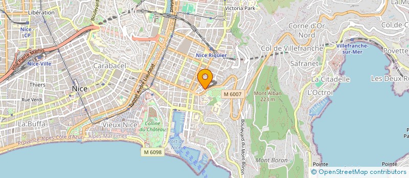 localisation de l'entreprise ASTRID & CO  NICE