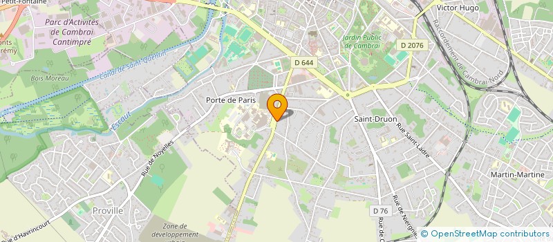 localisation de l'entreprise ASTRID DEMEYER à CAMBRAI