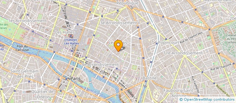 localisation de l'entreprise ASTRID DHAMS CONSEIL  PARIS