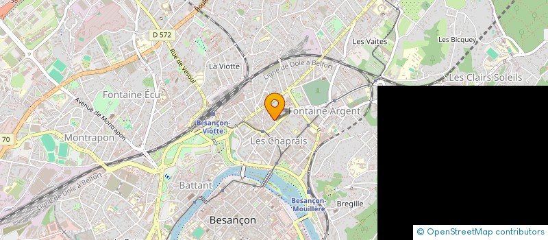 localisation de l'entreprise ASTRID GUILLON MAISON DE VENTES AUX ENCHERES à BESANCON
