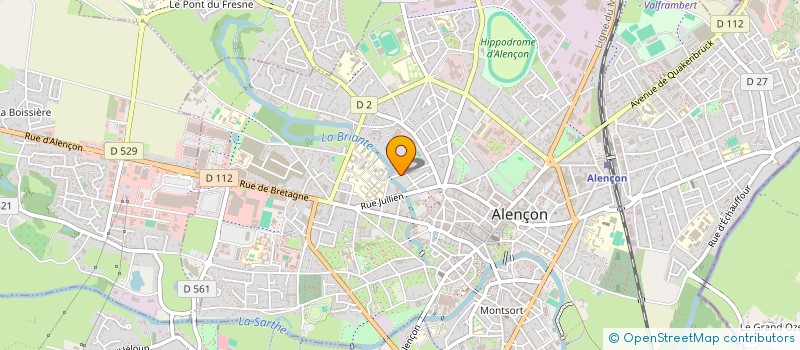 localisation de l'entreprise ASTRID INSTITUT à ALENCON
