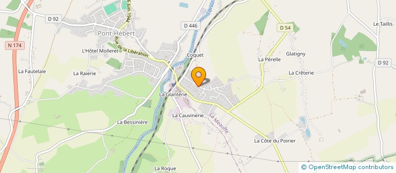 localisation de l'entreprise ASTRID SAMSON, NOTAIRE  PONT-HEBERT