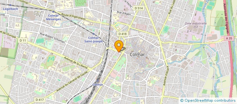 localisation de l'entreprise ASTRID SCHWARTZ IMMOBILIER  COLMAR