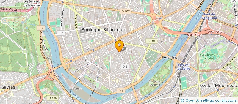 localisation de l'entreprise ASTRIE COMPAGNIE à BOULOGNE-BILLANCOURT