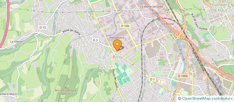 localisation de l'entreprise ASTRIIS à CHAMBERY