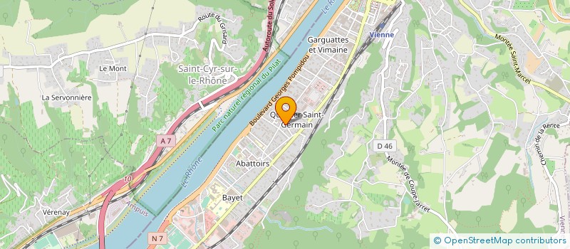 localisation de l'entreprise ASTRINE IMMOBILIER  VIENNE