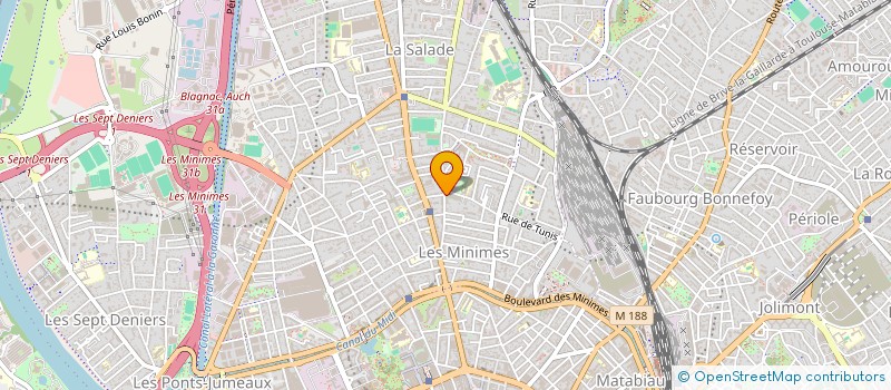 localisation de l'entreprise ASTRO BASKET CLUB TOULOUSE   TOULOUSE