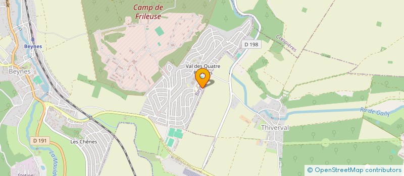 localisation de l'entreprise ASTRO BEYNES 78  BEYNES