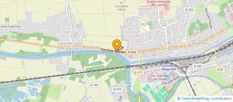 localisation de l'entreprise ASTRO-CENTRE-YONNE à MIGENNES