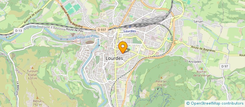 localisation de l'entreprise ASTRO CLUB LOURDAIS à LOURDES