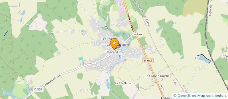 localisation de l'entreprise ASTRO GATINES  CHARENTILLY