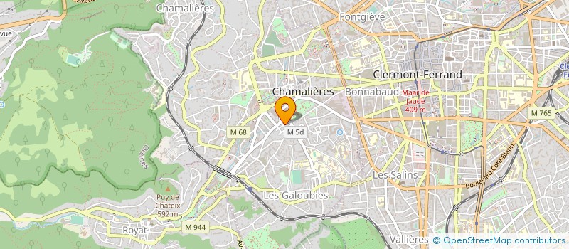 localisation de l'entreprise ASTRO-JEUNES à CHAMALIERES