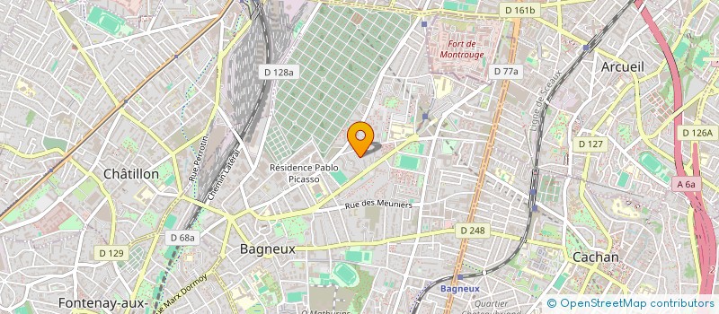 localisation de l'entreprise ASTRO MONSTER à BAGNEUX