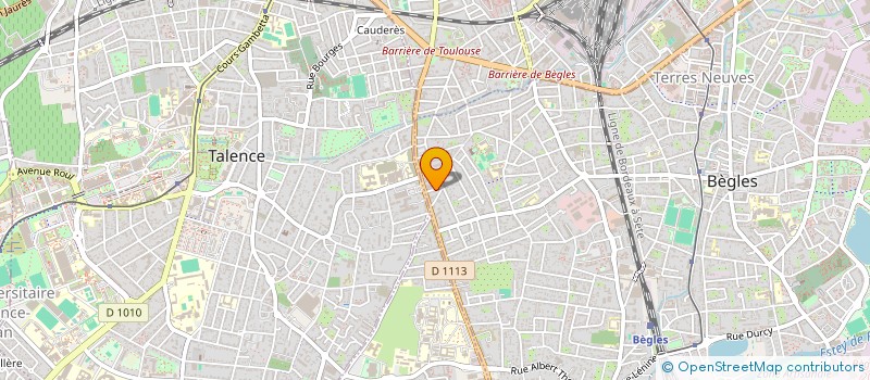 localisation de l'entreprise ASTRO-NONE à BEGLES