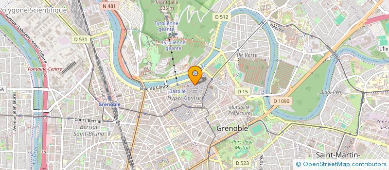 localisation de l'entreprise ASTROFICUS à GRENOBLE