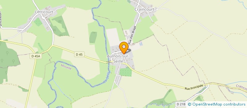 localisation de l'entreprise ASTROGLIE  PREVOCOURT