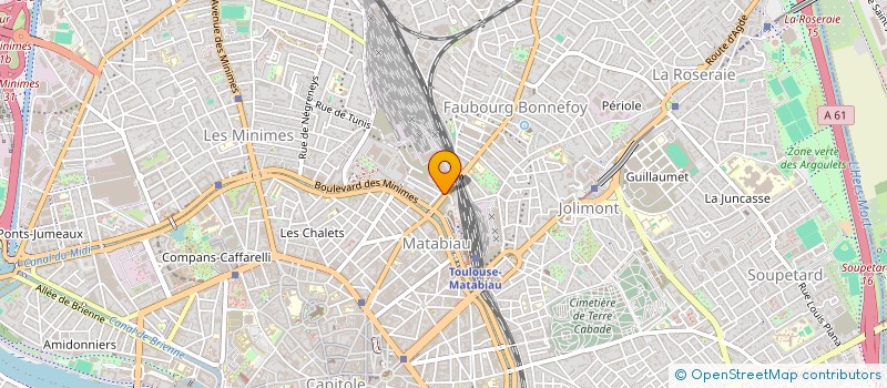 localisation de l'entreprise ASTROL à TOULOUSE