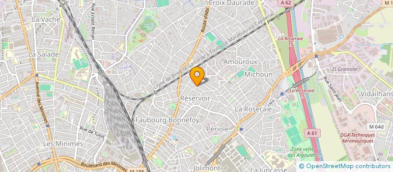 localisation de l'entreprise ASTROL MANSIO à TOULOUSE