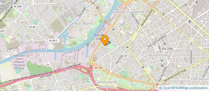 localisation de l'entreprise ASTROLAB à LILLE