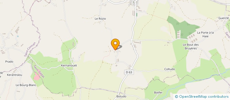 localisation de l'entreprise ASTROLAB  SAINT-GILDAS