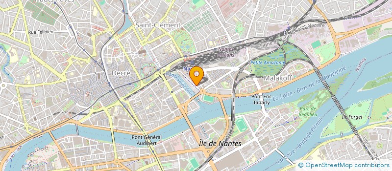 localisation de l'entreprise ASTROLAB ECONOMIE à NANTES