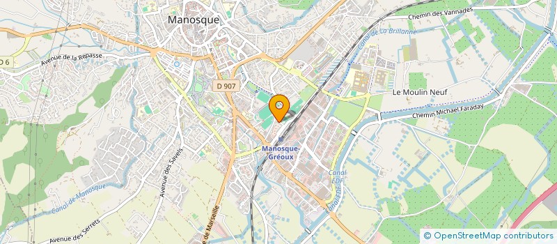localisation de l'entreprise ASTROLAB PTOLEMEE à MANOSQUE