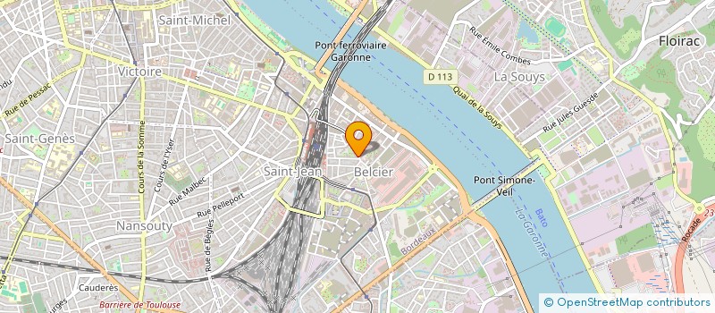 localisation de l'entreprise ASTROLABE à BORDEAUX