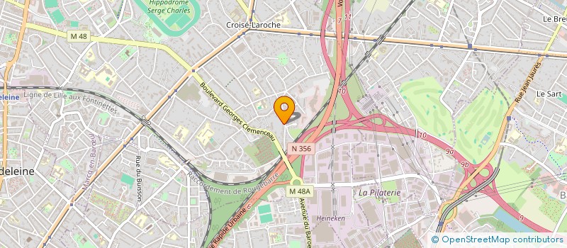 localisation de l'entreprise ASTROLABE à MARCQ-EN-BARŒUL