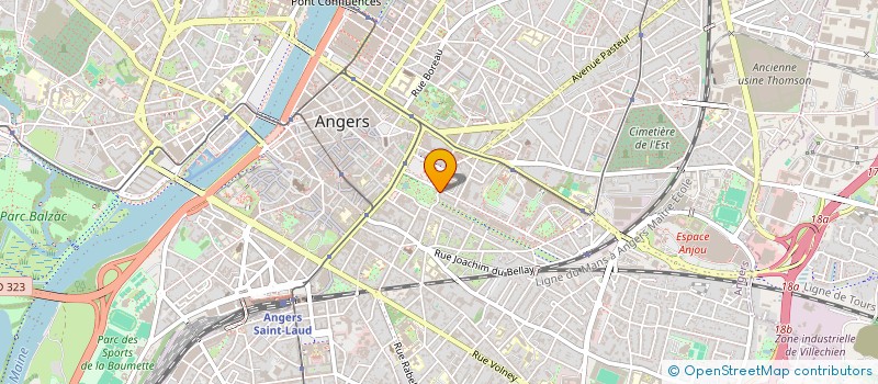 localisation de l'entreprise ASTROLABE AVOCATS à ANGERS