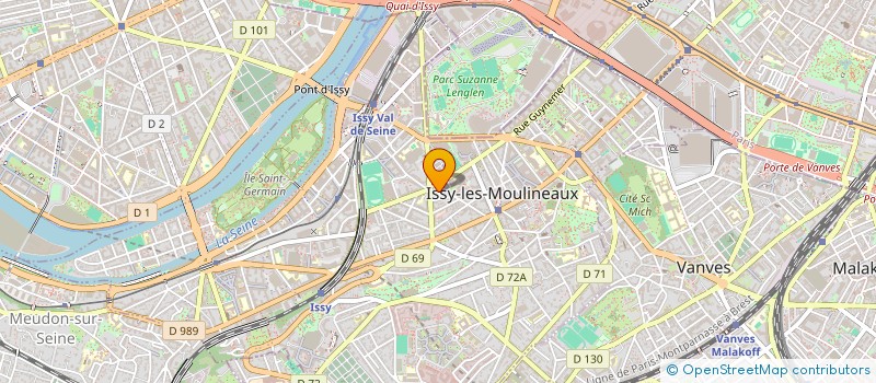 localisation de l'entreprise ASTROLABE CONSULTING à ISSY-LES-MOULINEAUX