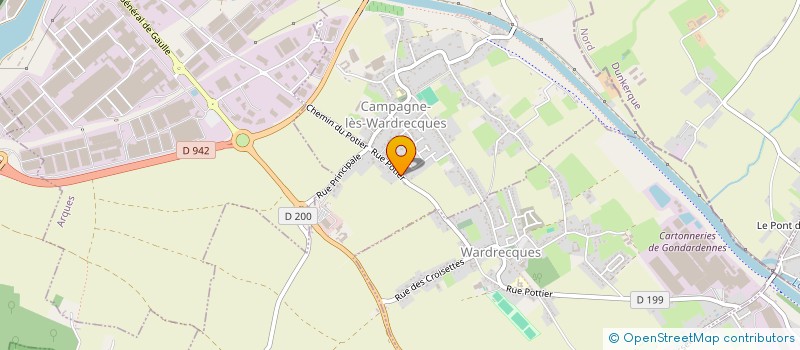 localisation de l'entreprise ASTROLABE IMPULSE  CAMPAGNE-LES-WARDRECQUES