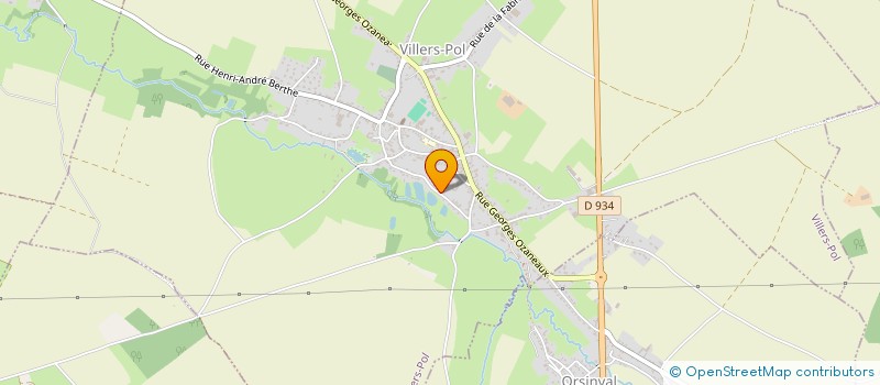 localisation de l'entreprise ASTROMOBILE  VILLERS-POL