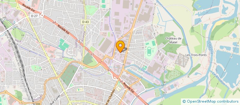 localisation de l'entreprise ASTRONIE  ROANNE