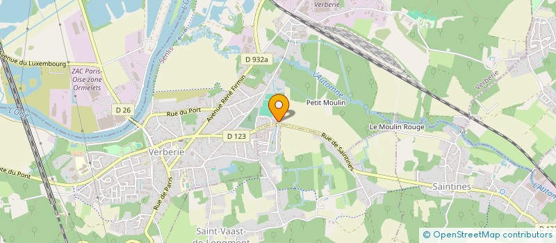 localisation de l'entreprise ASTRONOMIE DE LA VALLEE BASSE AUTOMNE  SAINTINES