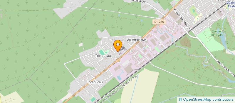 localisation de l'entreprise ASTRONOMIE ESPACE DECOUVERTE  PESSAC