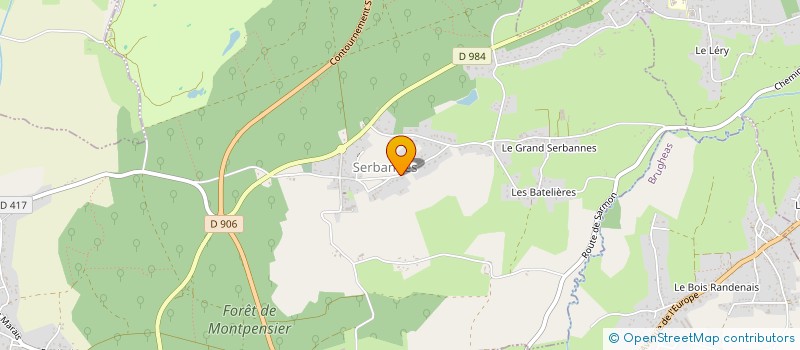 localisation de l'entreprise ASTRONOMIE LOISIRS SERBANNES  SERBANNES