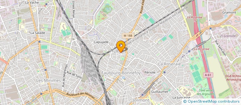 localisation de l'entreprise ASTRONOMIKAN  TOULOUSE