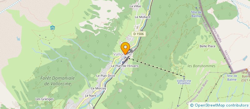 localisation de l'entreprise ASTROVAN 6477 à VALLORCINE