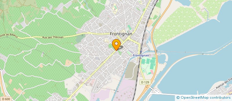 localisation de l'entreprise ASTRUC ET FILS à FRONTIGNAN